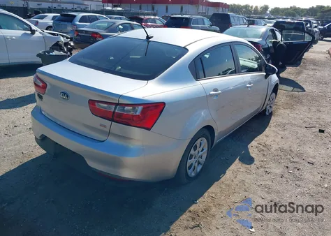 2016 Kia Rio Lx из США, поврежденный, VIN KNADM4A37G6645836